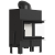 Kominek KRATKI FLOKI M prawy 10 kW Ø200 – Biały TERMOTEC