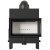 Kominek KRATKI FLOKI M prawy 10 kW Ø200 – Biały TERMOTEC – widok produktu 3