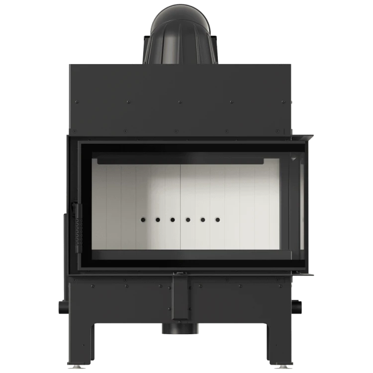 Kominek KRATKI FLOKI M prawy 10 kW Ø200 – Biały TERMOTEC – widok produktu 3