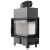 Kominek KRATKI FLOKI S prawy 8 kW Ø160 – Biały TERMOTEC – widok produktu 5