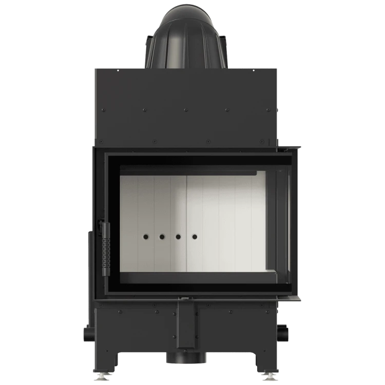 Kominek KRATKI FLOKI S prawy 8 kW Ø160 – Biały TERMOTEC – widok produktu 6