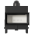 Kominek KRATKI FLOKI L prawy 12 kW Ø200 – Biały TERMOTEC